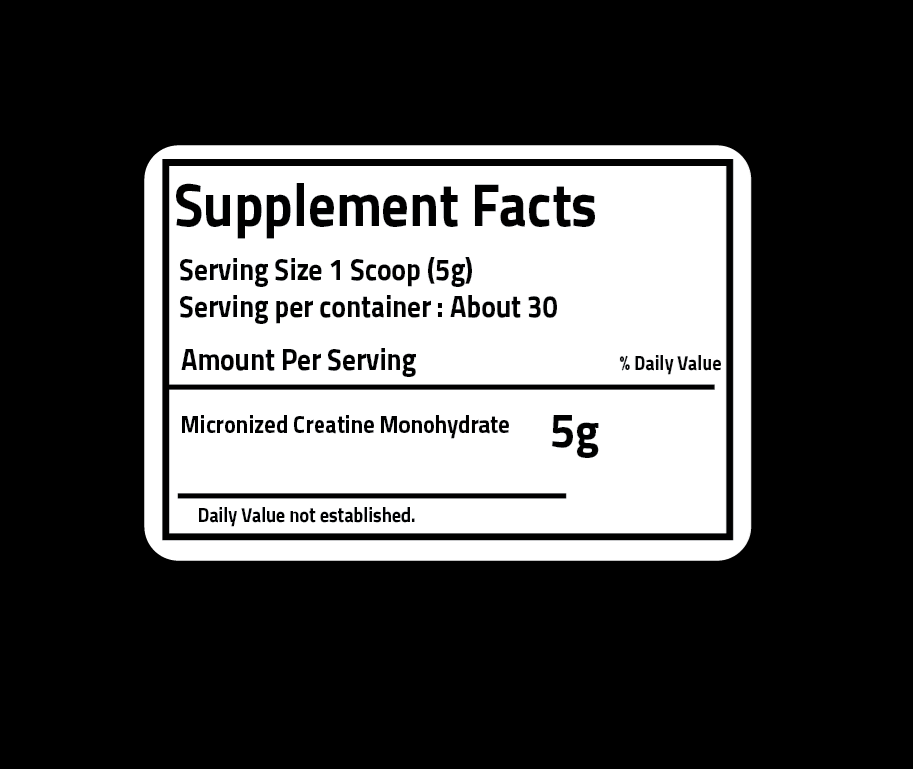 PureGanic, 100% creatine monohydrate